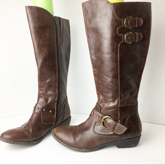 ❌🚫SOLD❌🚫SZ 7.5 Born Brown Knee Boots - Picture 2 of 8